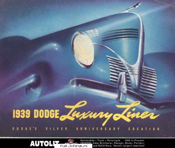 Reclamele vremii.. - alta mare pasiune Dodge 1939 - Classic corner