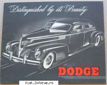 Reclamele vremii.. - 1939 Dodge D12 Australia - Classic corner