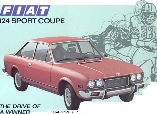 Reclamele vremii.. - 124 Sport Coupe CC - Classic corner