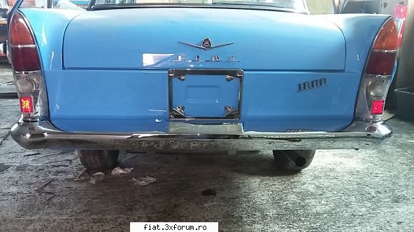 Reconditionare Fiat 1800 - terminat spatele - Club Fiat 1800