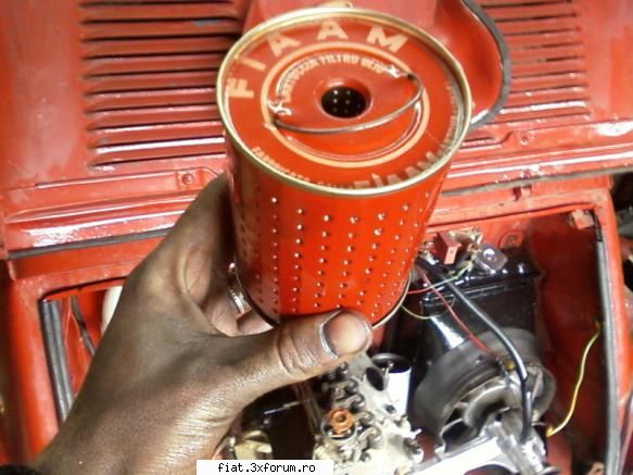 Reparatii pt. LIZ - filtru ulei de colectie - Club Fiat 500 & 600