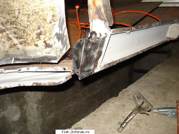 Restaurare Fiat 850 din 1967 - Si o vedere din fata a peretelui median - Club Fiat 850