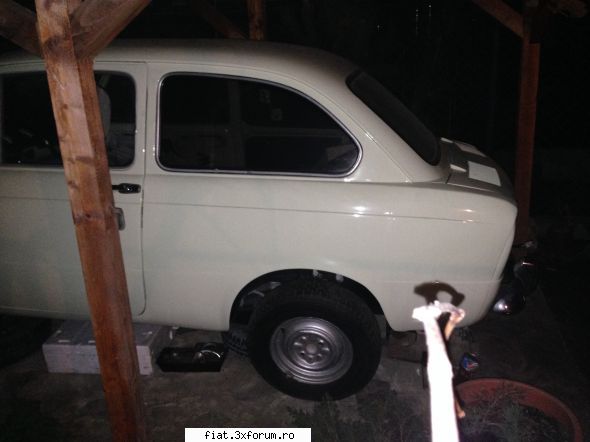 Restaurare Fiat 850 din 1967 - Ceva asemanator am si eu culoarea la Fiat - Club Fiat 850