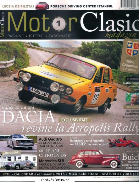 Revista MOTOR CLASIC Magazin - A fost lansata revista MOTOR CLASIC Magazin - Classic corner