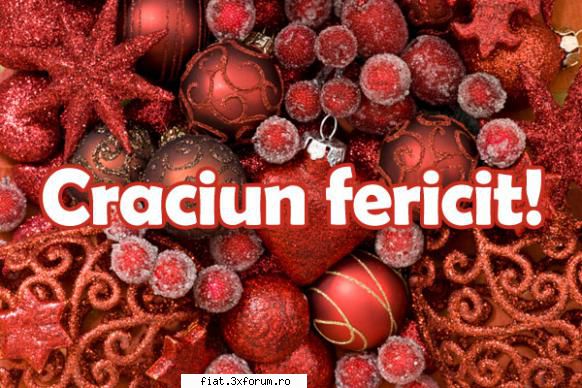 Sarbatori Fericite !!! - Salut forum. Sa aveti un Craciun Fericit !!! si - Club Fiat 500 & 600