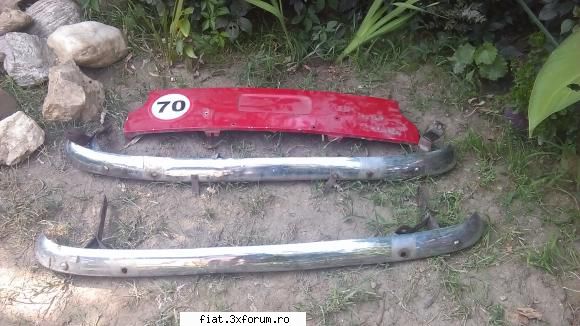 Set bare Fiat 850 si fuste motor - Set bare Fiat 850 stare buna si 2 buc fusta motor - Club Fiat 850