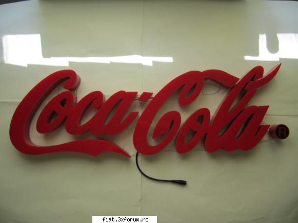Sigla Coca-Cola electrica - Salut ! Vand sigla Coca-Cola electrica - Anunturi