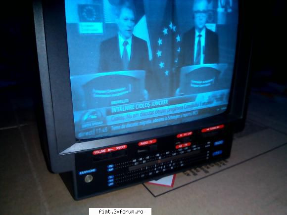 TV Portabil cu Radio - Televizor portabil cu radio FM/AM Alb/negru - Anunturi
