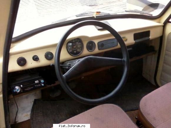 volan comanda de piele in ungaria... butoane noi... bord refacut... trabant 601
