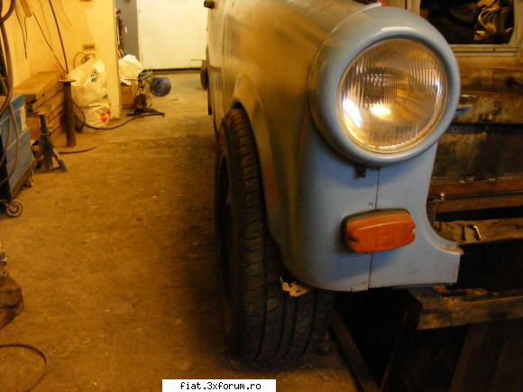 Trabant 601 - Cu suspensie de Golf cam asa sta roata. Cred ca - Alte marci