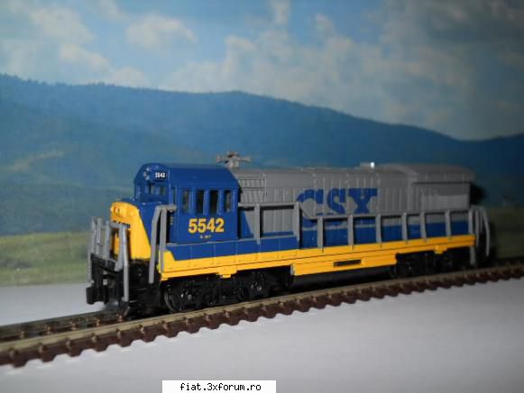 Trenuletele noastre - Locomotiva(americana) diesel U36-B-CSX,produs - Classic corner