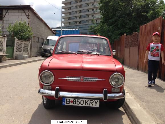 Ultimele achiziții - Si o poza din fata . ;) - Club Fiat 850