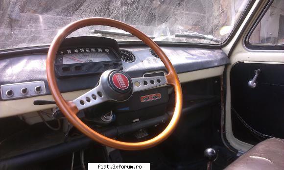 Un Fiat 850 castigat la CEC - De cand masina este la mine am pus disc nou cu - Club Fiat 850