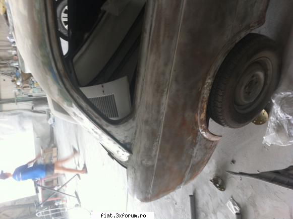 Un Fiat pe drumul cel bun! - La curatat vopseaua sa terminat operatiunea - Masina mea...