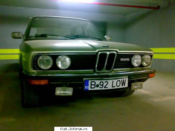 Un zimbru...si trei rechini - BMW E12-525 Automat -Solex 4A1, 1979, 98.000 km - Alte marci