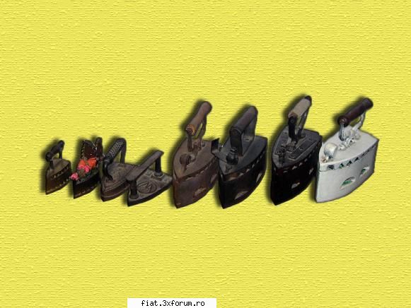 VAND : Colectie 8 fiare de calcat cu carbuni ! - capris - Anunturi