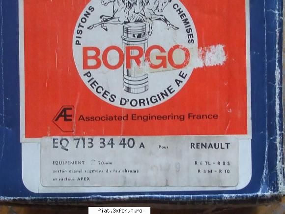 VAND set motor BORGO nou pt DACIA 1100 - alex-mun - Classic corner