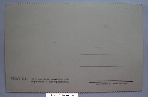 Vand 2 carti postale FIAT - fiat_uno_due_tre - Anunturi
