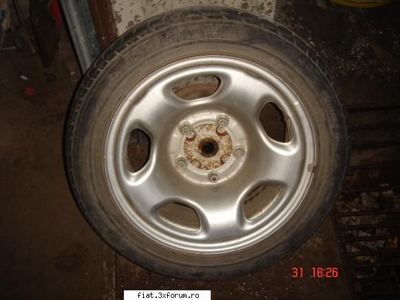 Vand 4 bucati de jenti pe 16'' - Jentile au 5 gauri si flanse pentru prindere pe - Anunturi