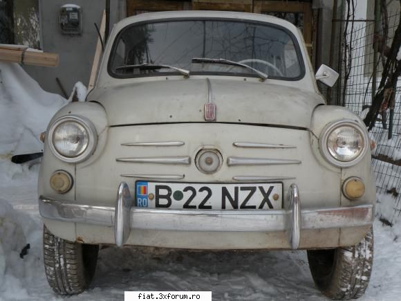 Vand FIAT 600 D - 1964 - Pret nediscutabil - 1.300 de euro, sau 1.500 cu - Bursa