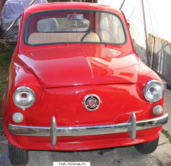Vand Fiat 600D - Singurele poze pe care le am sunt inainte de - Club Fiat 500 & 600