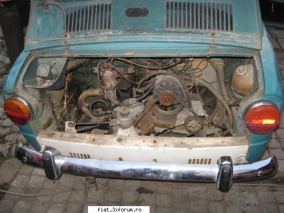 Vand Fiat 850 - motorul porneste momentan impins, nu are - Club Fiat 850