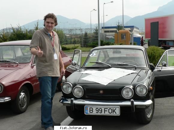 Vand Fiat 850 Coupe Sport - Dupa Carpat Retro a venit Krostadt Klassic Raly - Club Fiat 850