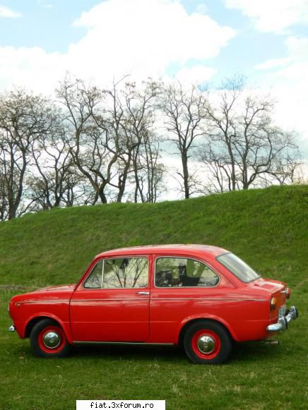 Vand Fiat 850, restaurat - foto din lateral - Club Fiat 850