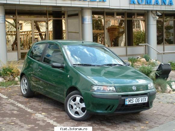 Vand Fiat Punto 1.2 8v, 2002 - Fiat Punto, 1.2, 2002, culoare verde- 3400 euro - Bursa