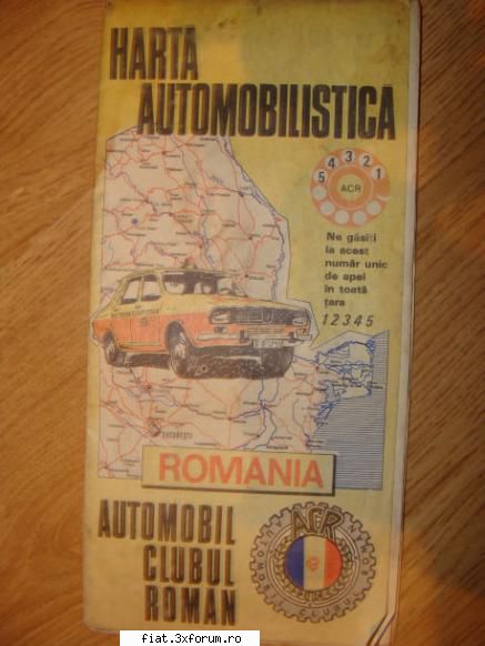 Vand "Harta automobilistica ACR" - timariu dragos - Anunturi