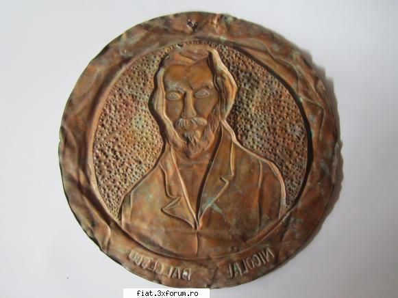 Vand blazon / placheta / medalion din cupru Nicolae Balcescu - danny boy - Anunturi