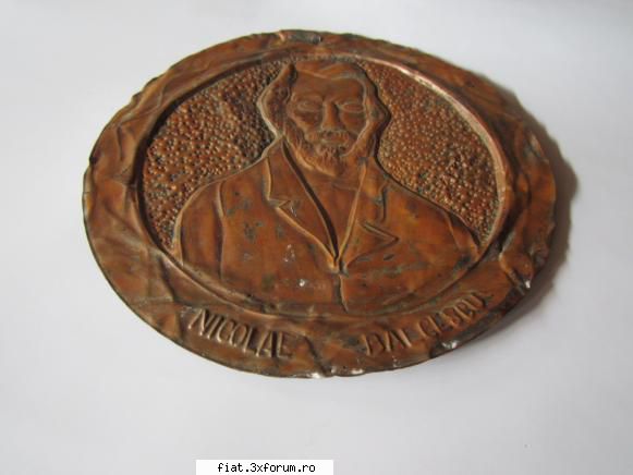 Vand blazon / placheta / medalion din cupru Nicolae Balcescu - danny boy - Anunturi