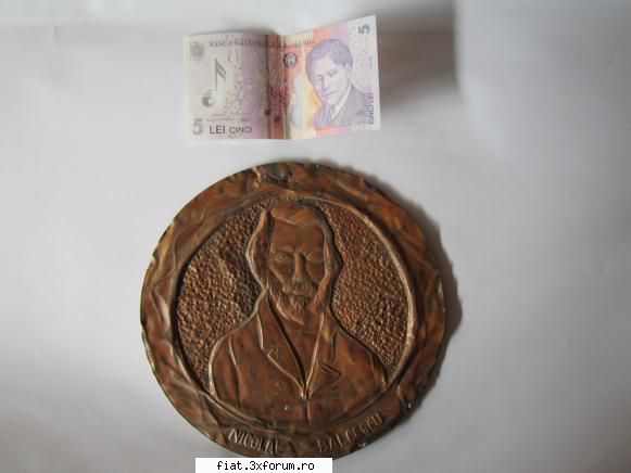 Vand blazon / placheta / medalion din cupru Nicolae Balcescu - danny boy - Anunturi