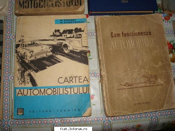 Vand carti cu tematica auto - PISTRUIATUL - Bursa