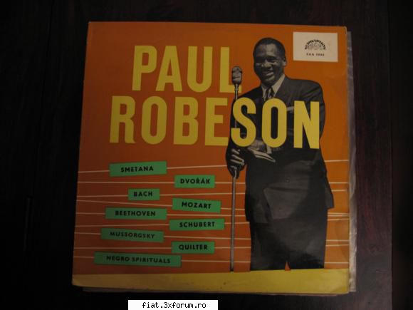 Vand discuri vinil - Paul Robeson - 25 lei - Classic corner