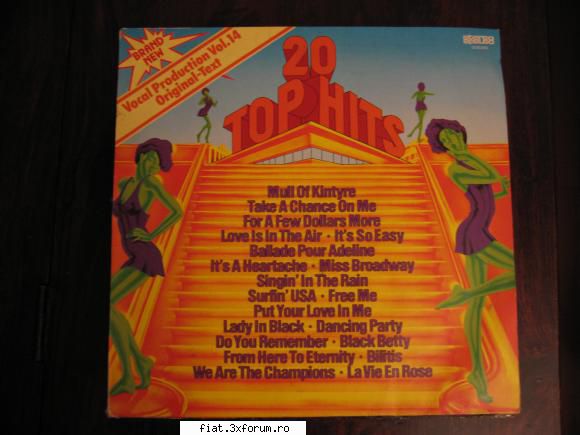 Vand discuri vinil - 20 Top Hits - 25 lei - Classic corner