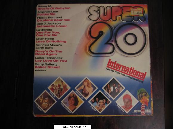 Vand discuri vinil - Super 20 International - 25 lei - Classic corner
