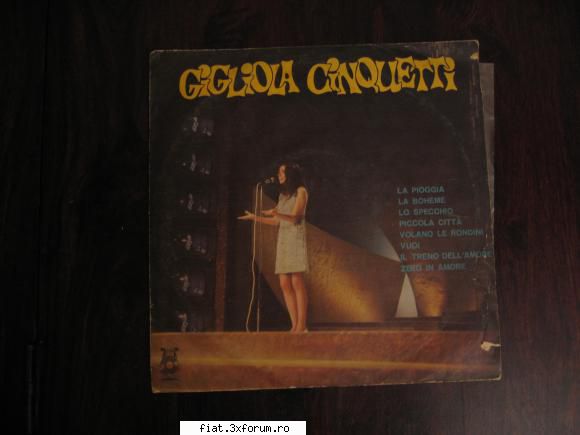 Vand discuri vinil - Gigliola Cinquetti - 15 lei - Classic corner