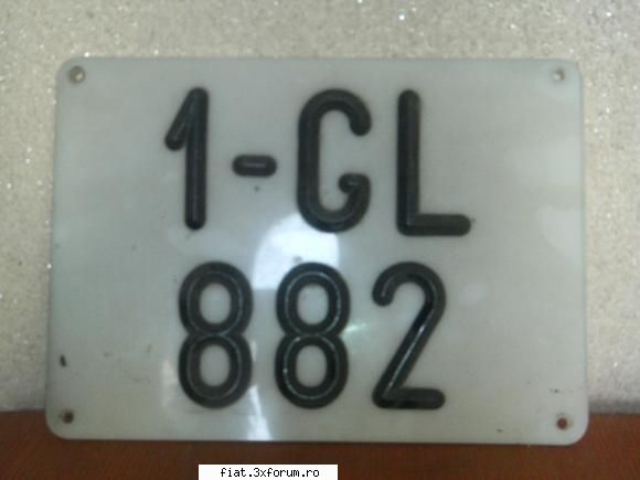 Vand fiat 600d - Asa cu am promis! nr din plastic cu specificatia - Bursa