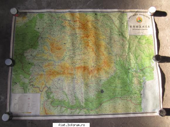 Vand harta fizico-geografica si administrativa a RSR scara 1:500000 - Multumesc ! Harta s-a vandut - Anunturi