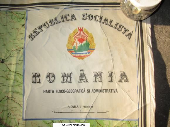 Vand harta fizico-geografica si administrativa a RSR scara 1:500000 - danny boy - Anunturi
