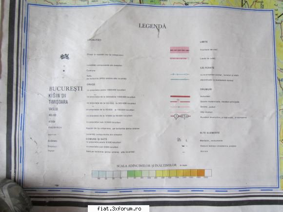Vand harta fizico-geografica si administrativa a RSR scara 1:500000 - danny boy - Anunturi