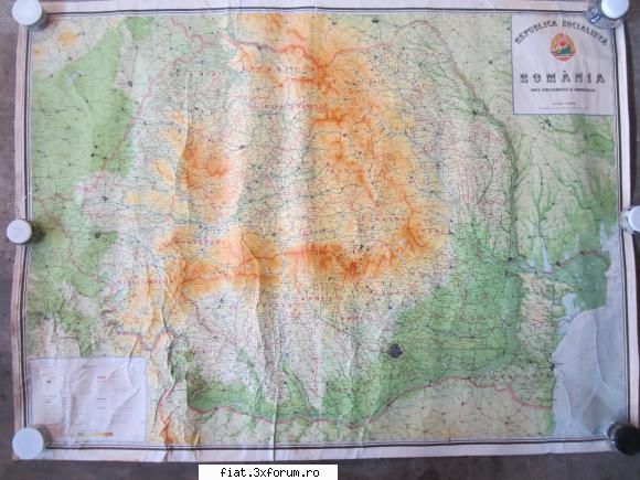 Vand harta fizico-geografica si administrativa a RSR scara 1:500000 - Mai adaug o bucata , acelasi - Anunturi