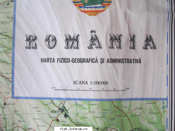 Vand harta fizico-geografica si administrativa a RSR scara 1:500000 - danny boy - Anunturi