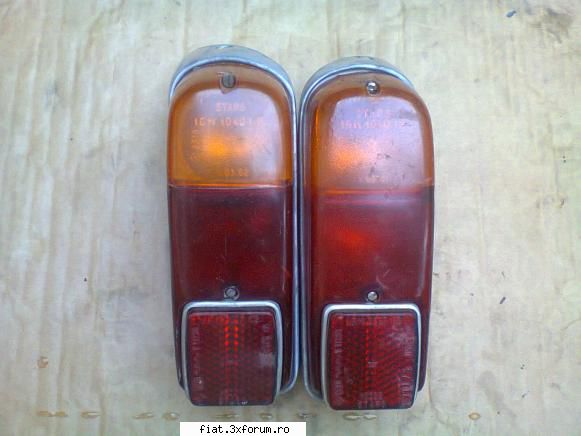 Vand piese Fiat 600 - Stopuri spate - 250 lei/setul - Club Fiat 500 & 600