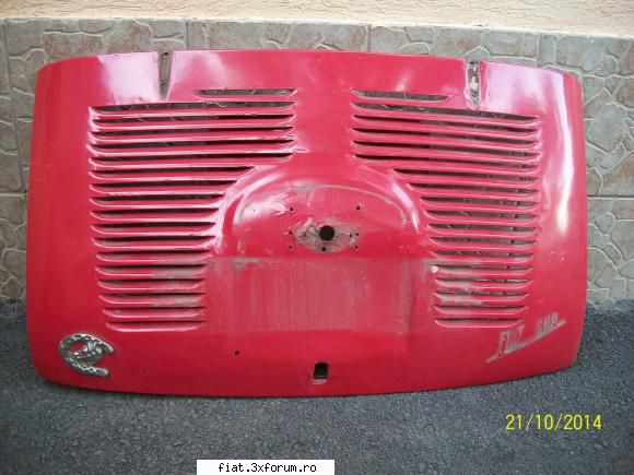 Vand piese Fiat 600 - Capota motor. Pret 100 lei. Poza 1 - Club Fiat 500 & 600