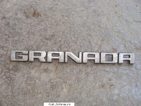 Vand piese pentru diferite masini/motociclete - emblema "Granada"pret:20 lei VANDUT! - Anunturi