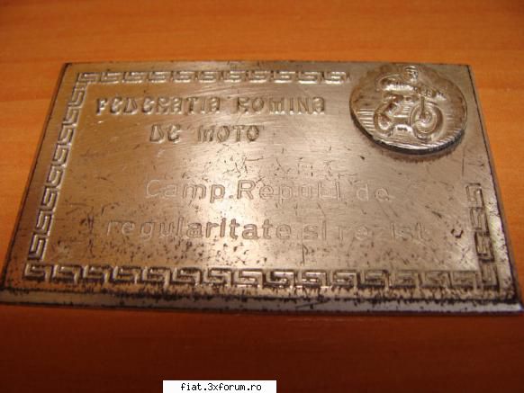 Vand placheta"Federatia romana de moto" - timariu dragos - Anunturi