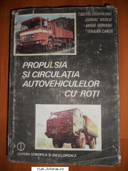 Vand reviste si carti cu profil auto - Carte Propulsia si circulatia autovehiculelor cu - Classic corner