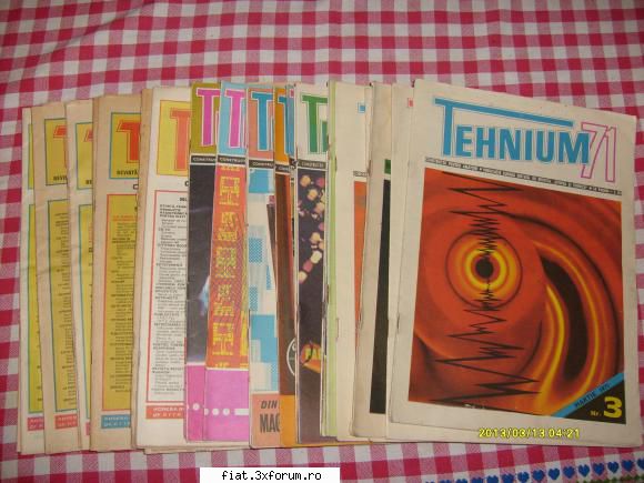 Vand reviste tehnice - Revistele "Tehnium" sunt in numar de 35 de bucati - Anunturi